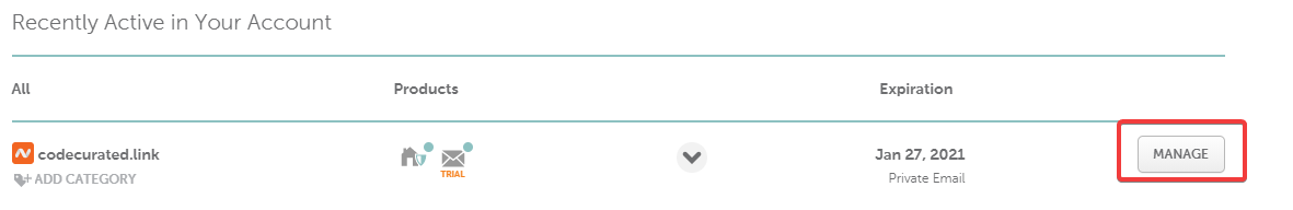 Manage domain on Namecheap