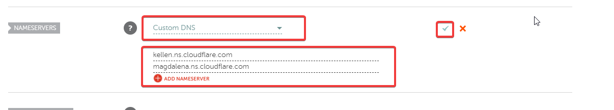 Change nameservers on Namecheap