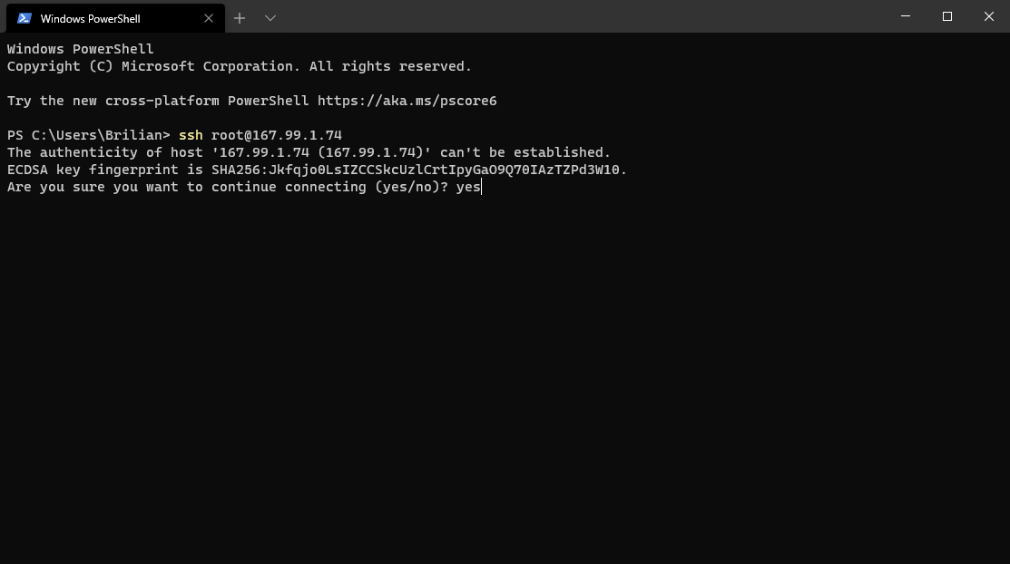 Authenticity of host prompt on Ghost droplet